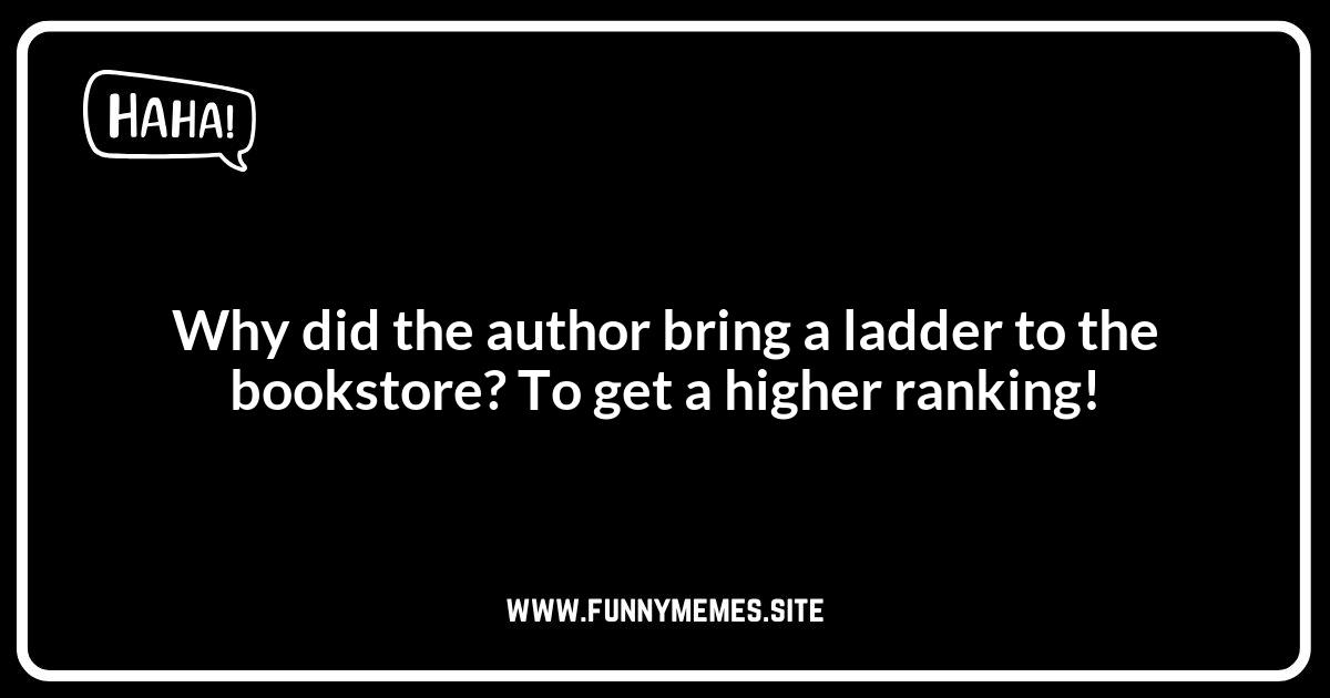 Author Jokes: Jokes About the Publishing Process