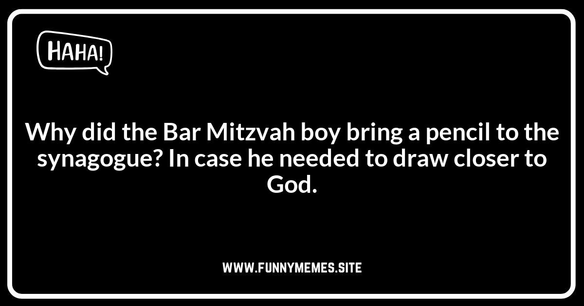 Bar Mitzvah Dad Jokes: Guaranteed Eye Rolls and Giggles