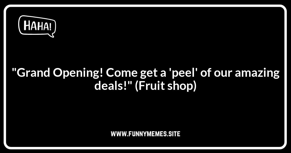 Grand Opening Retail Puns: Shop ‘Til You Drop… With Laughter