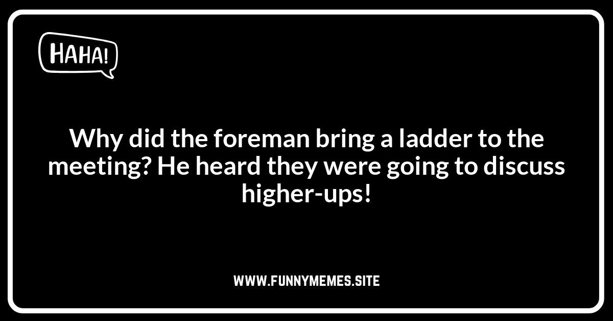 Construction Foreman Jokes: Boss-Level Humor