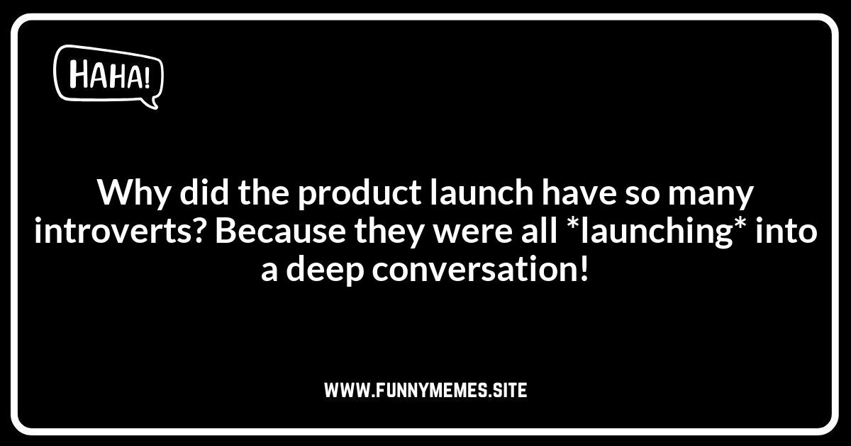 Product Launch Party Jokes: Breaking the Ice