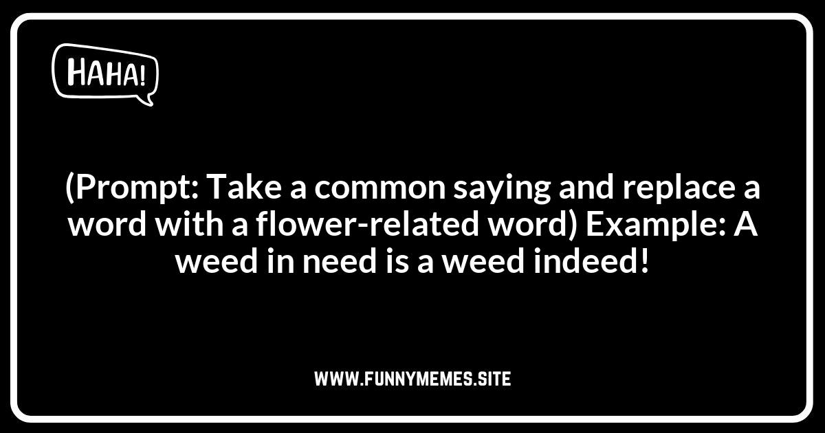 DIY Florist Jokes: Grow Your Own Humor
