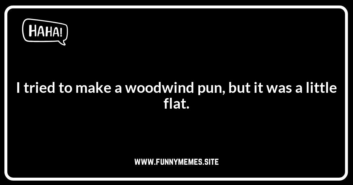 Musician Puns: Woodwind Wonders and Witty Remarks