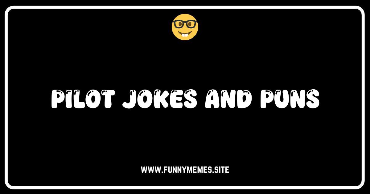 Winging It: The Funniest Pilot Jokes and Puns You'll Ever See!