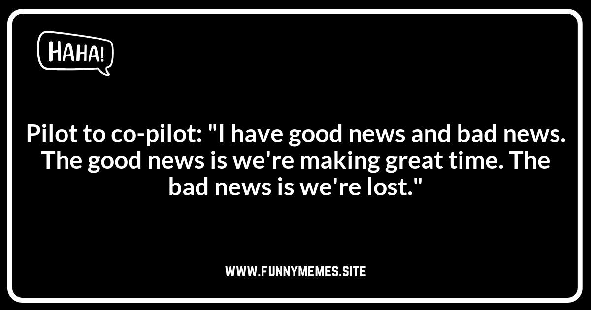 Pilot Jokes: Jokes About the Cockpit Crew