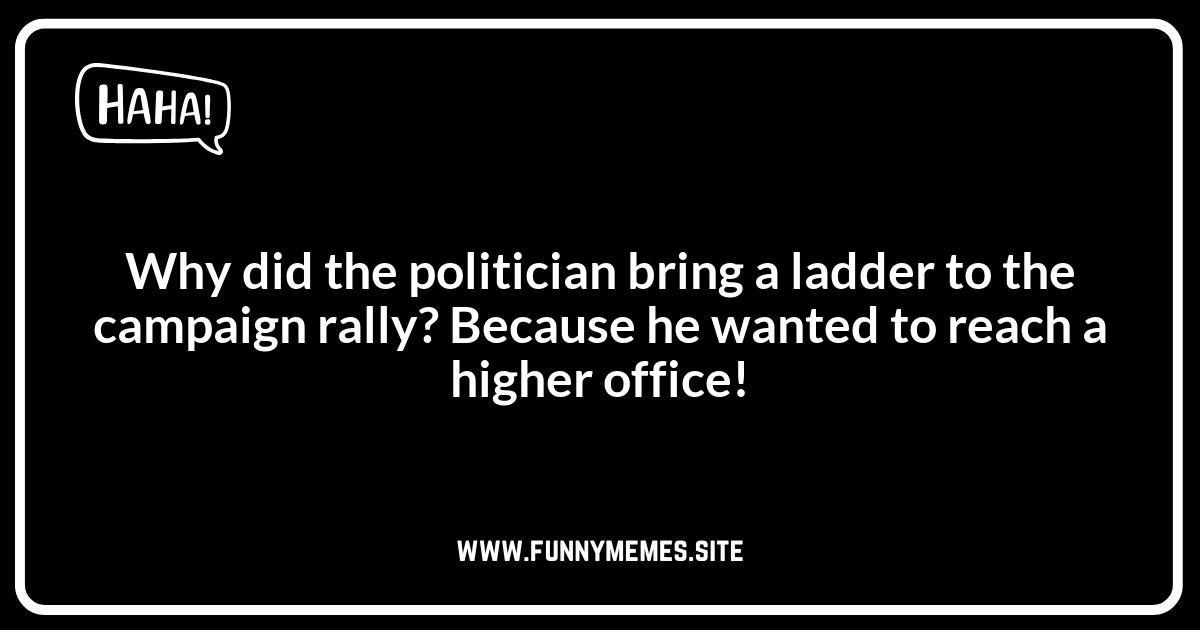 Politician Jokes: Classic One-Liners