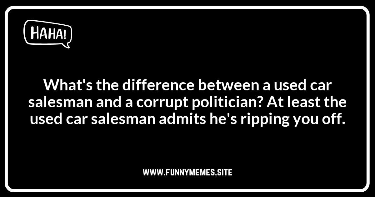 Corrupt Politician Jokes: Satire at Its Finest