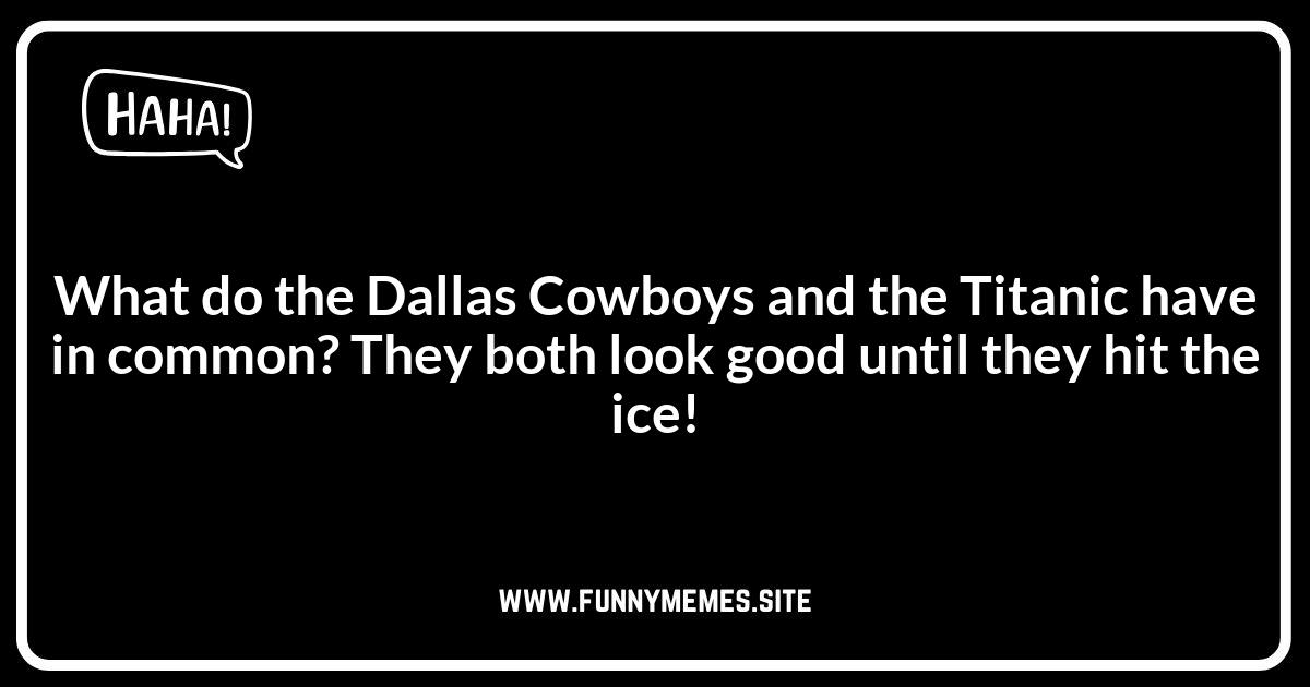Dallas Cowboys Jokes: Classic One-Liners