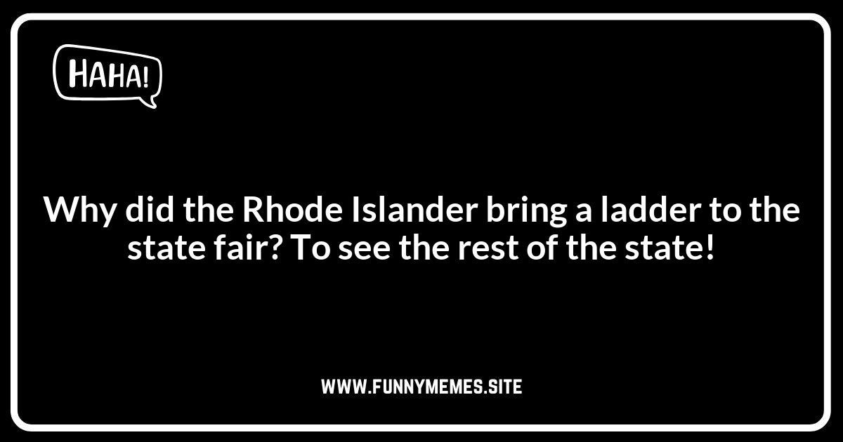 Rhode Island Jokes About Rhode Island Life