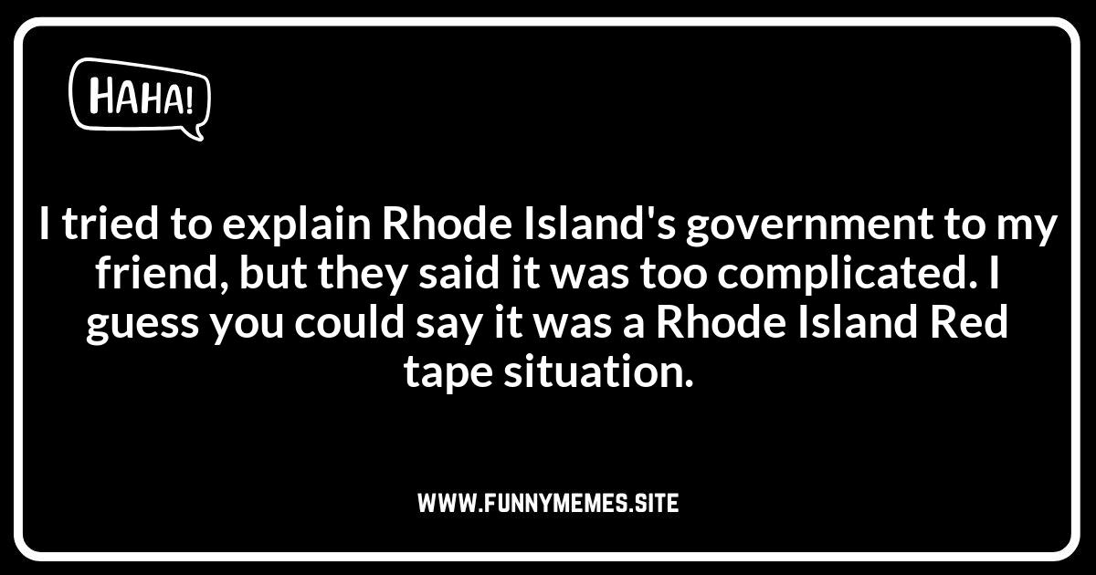 Rhode Island Jokes That Are Just Plain Funny