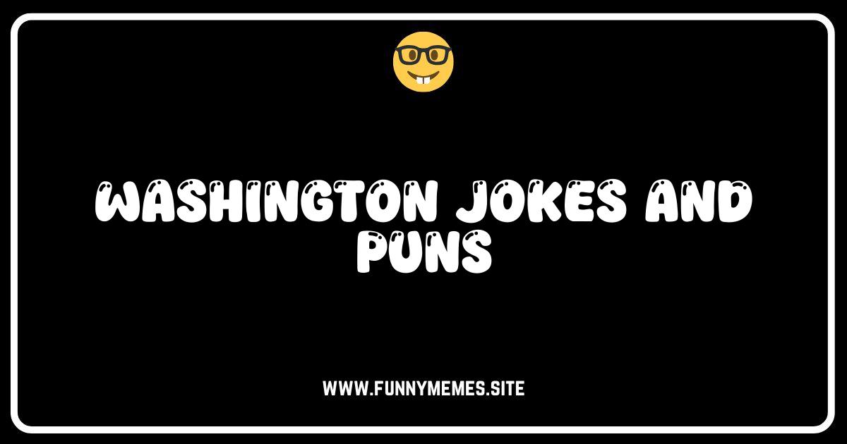 Washington Jokes: DC's Funniest Puns & Presidential Punchlines!