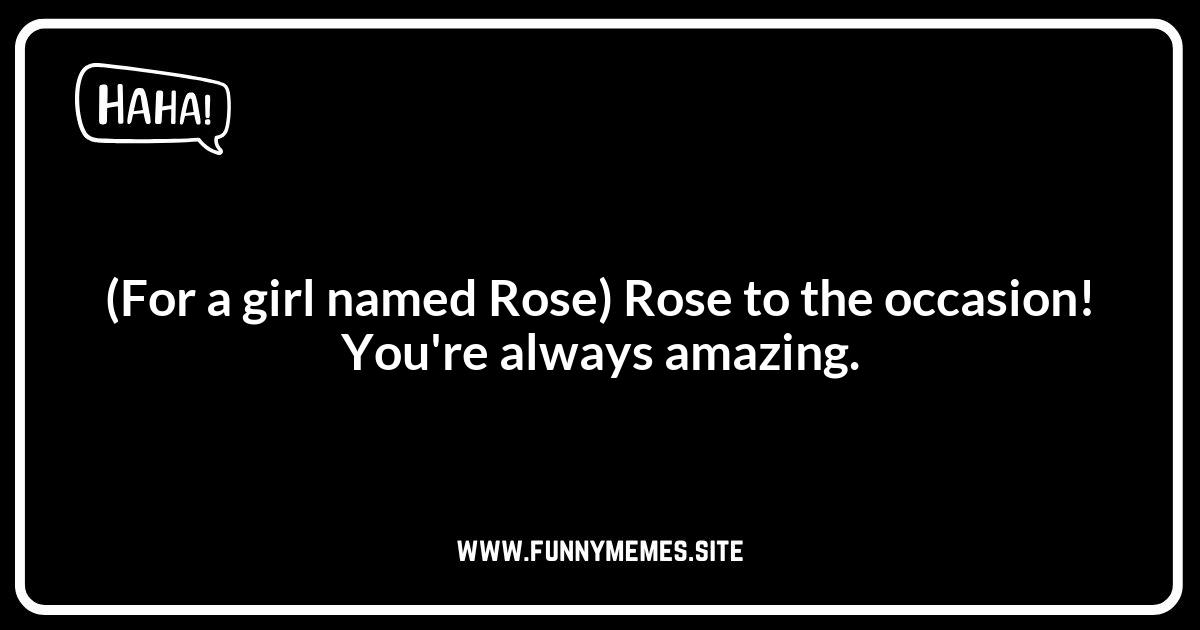 Clever Girlfriend Puns Based on Her Name