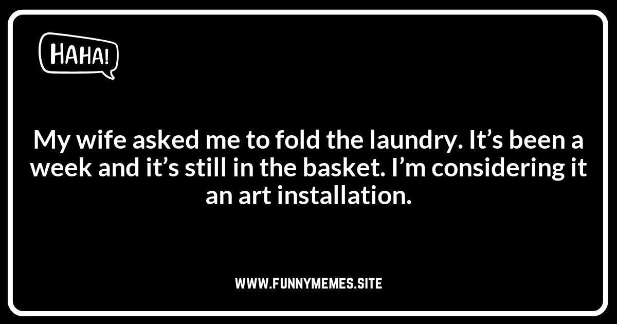 Funny Husband Jokes About Laziness