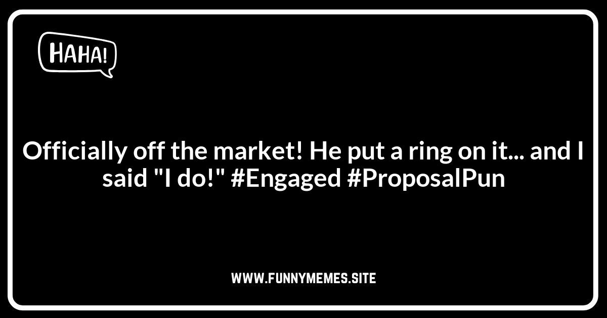Proposal Puns for Social Media: Share the Love and Laughter