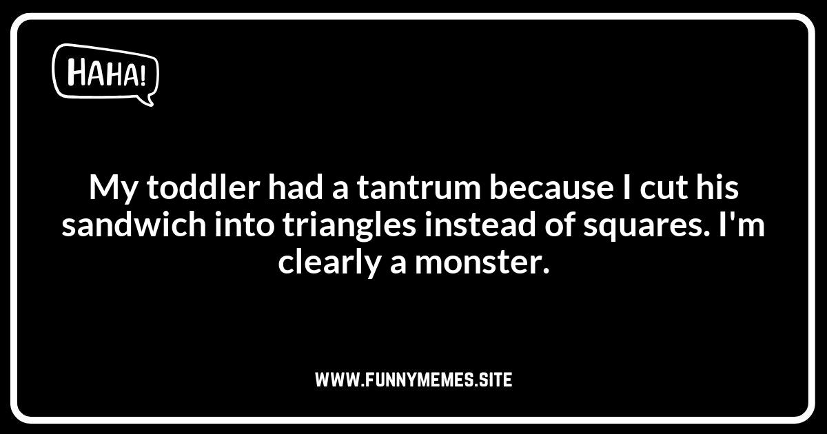 Parenthood Jokes: Toddler Tantrum Tickles