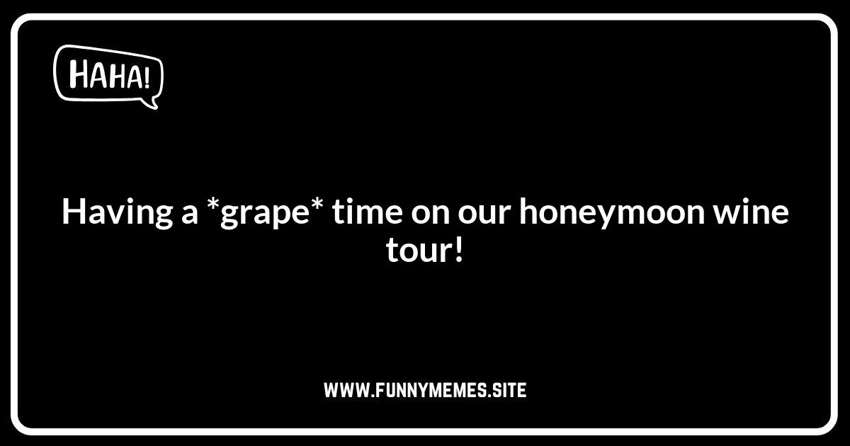 Honeymoon Puns: Food, Fun, and Festivities