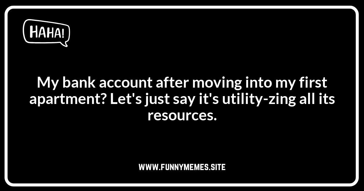First Apartment Puns About Unexpected Costs