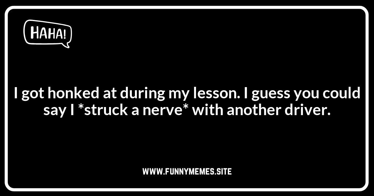 Learning to Drive Jokes About Road Rage