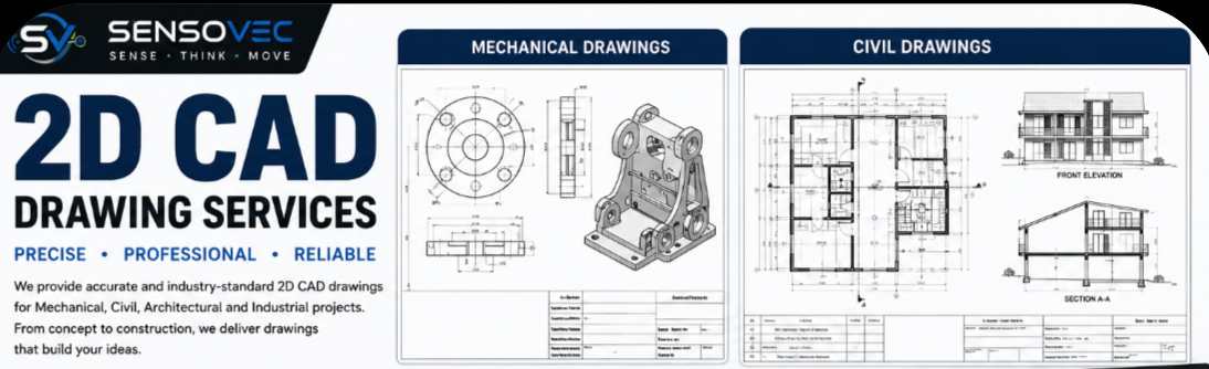 2D CAD Drawing Services