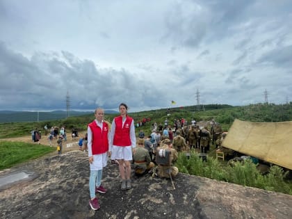 Волонтёры-медики приняли участие в военно-исторической реконструкции