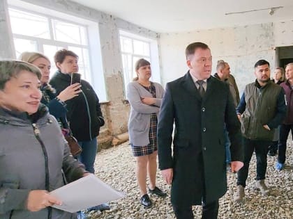 Капитальный ремонт школы в Новонежино идет с опережением графика
