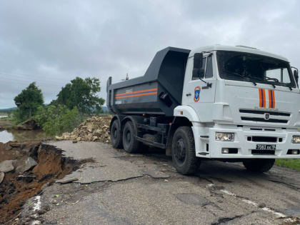 Примавтодор приступил к восстановлению проезда на автодороге Доброполье – Николо-Львовское