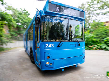 Во Владивостоке полностью обновят троллейбусный парк в 2024 году