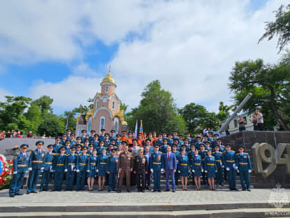 Во Владивостоке прошёл шестой выпуск курсантов Дальневосточной пожарно-спасательной академии