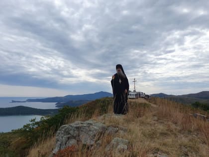 Освящение поклонного Креста в Хасанском районе