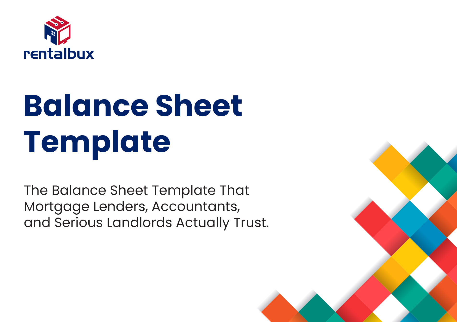 balance sheet template