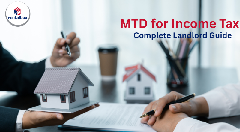 Landlord and tenant signing a contract