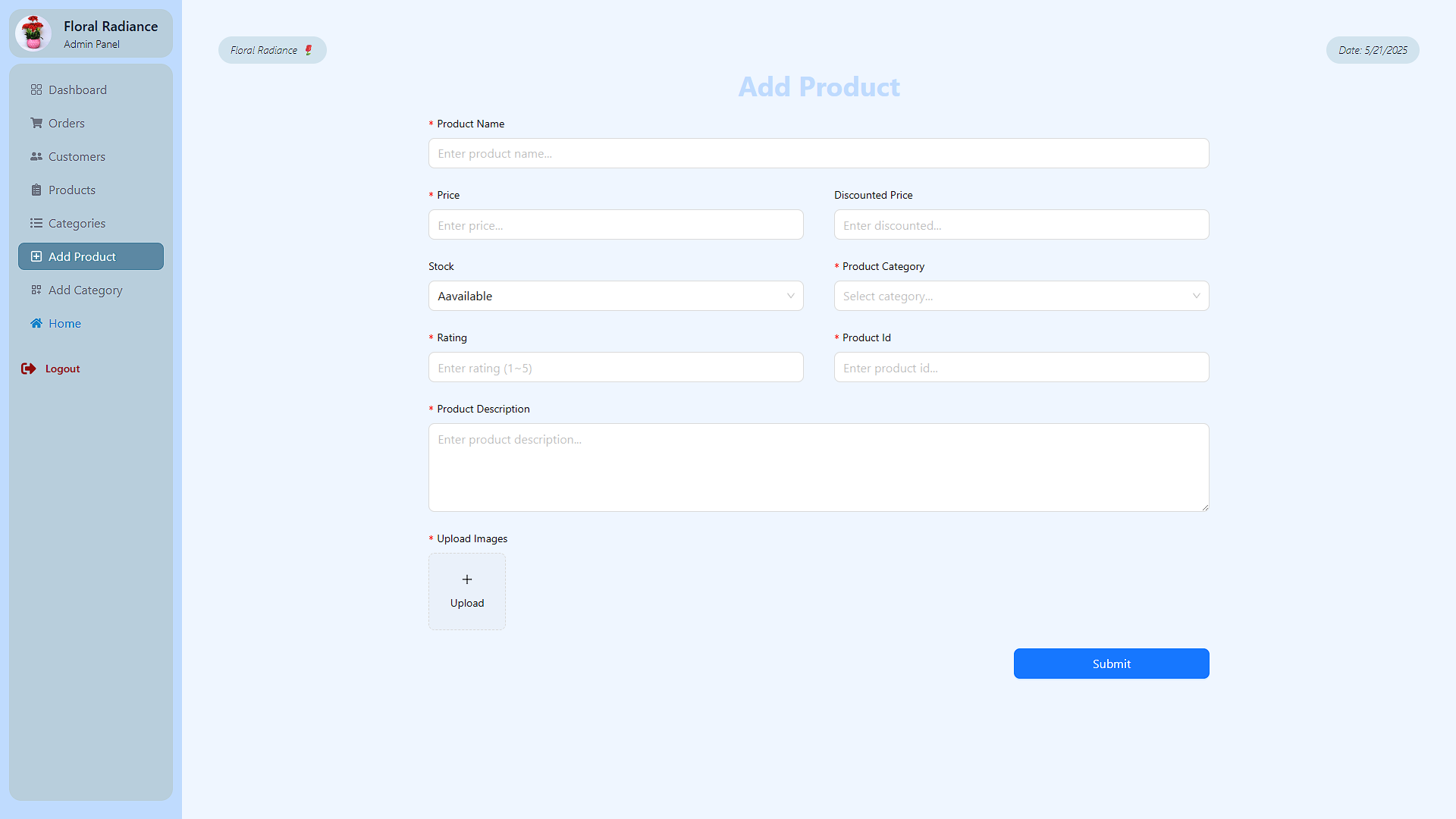 Floral Radiance | E-commerce - 9
