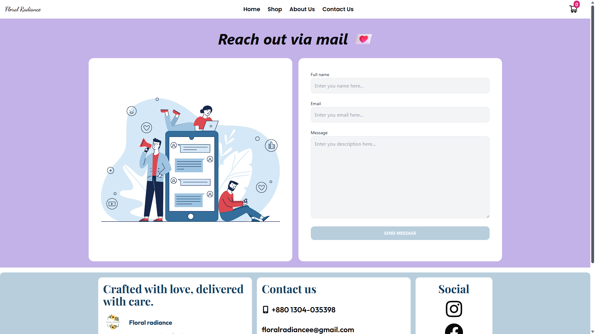 Floral Radiance | E-commerce - 5