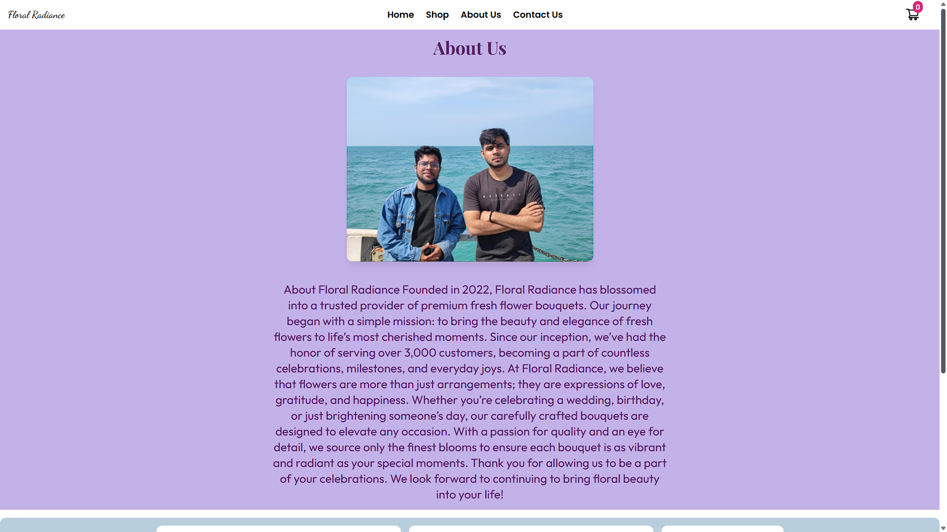 Floral Radiance | E-commerce - 4