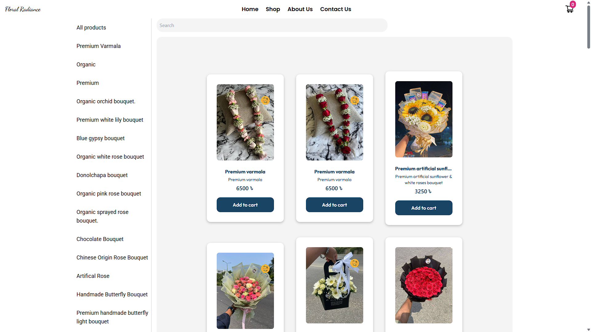 Floral Radiance | E-commerce - 3