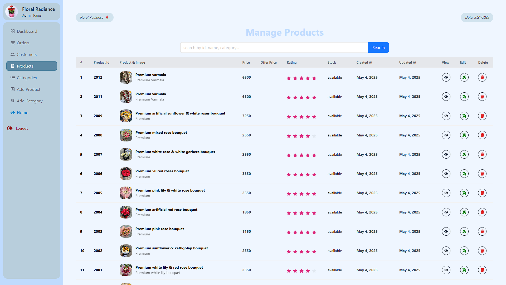 Floral Radiance | E-commerce - 8