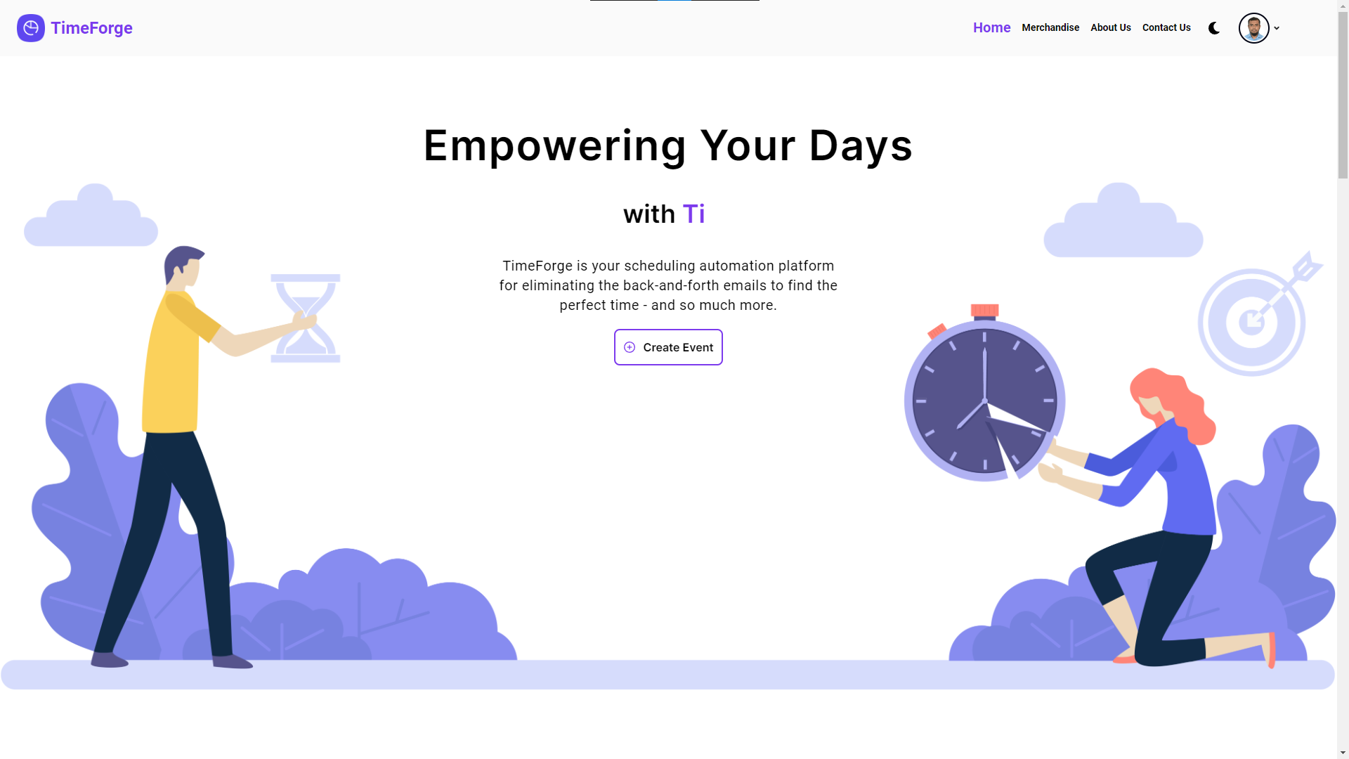 TimeForge | Event Scheduling & Meeting - 1