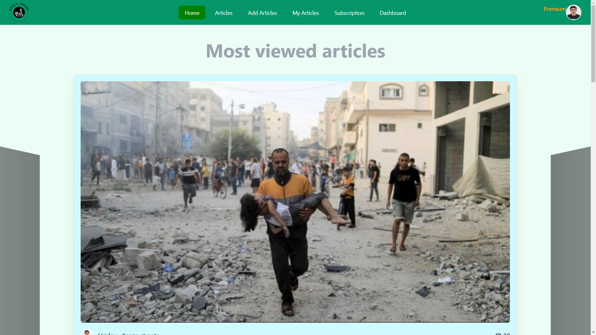 Daily Pulse | Newspaper Portal - 1