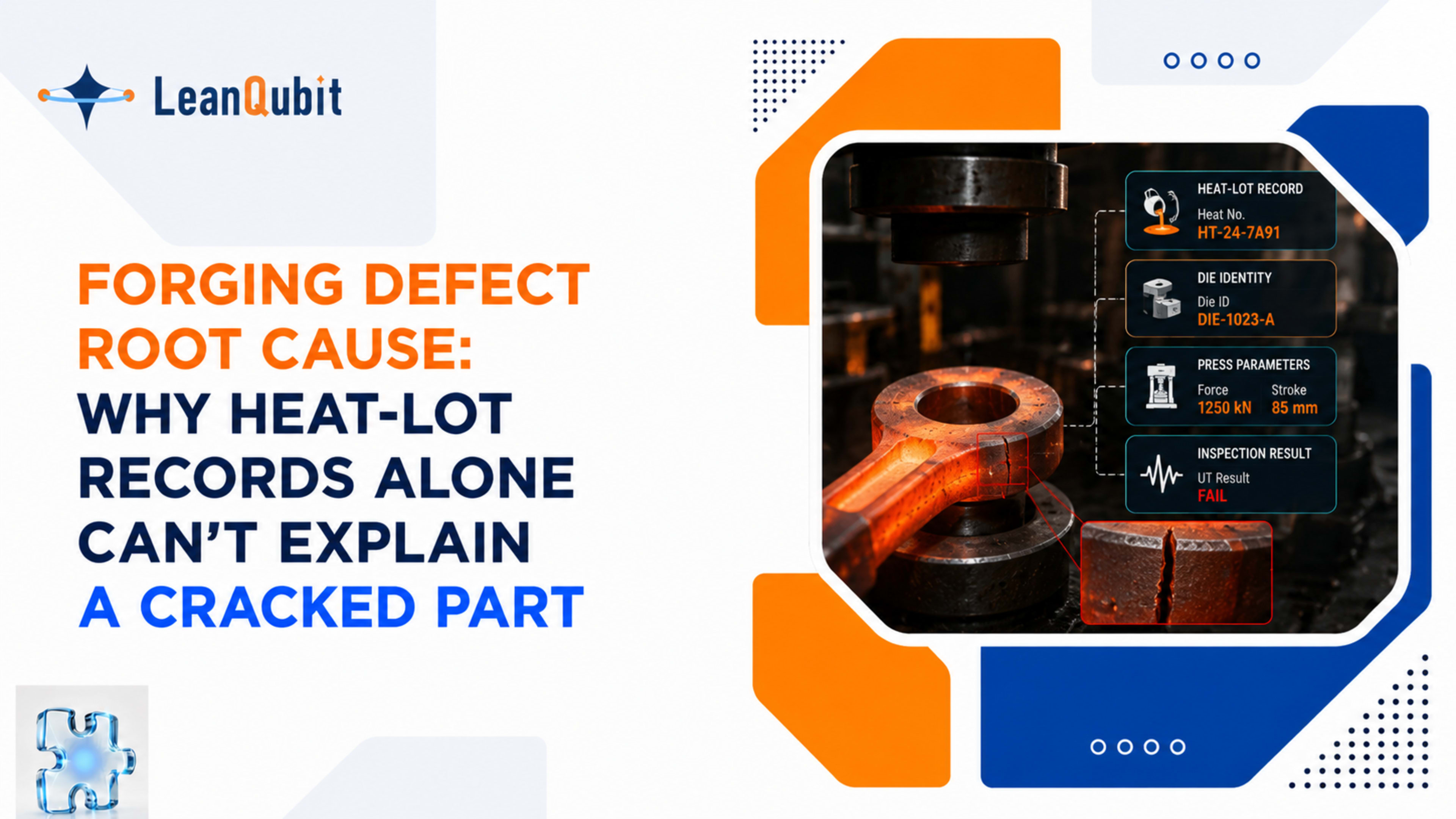 Forging Defect Root Cause: Why Heat-Lot Records Alone Can't Explain a Cracked Part