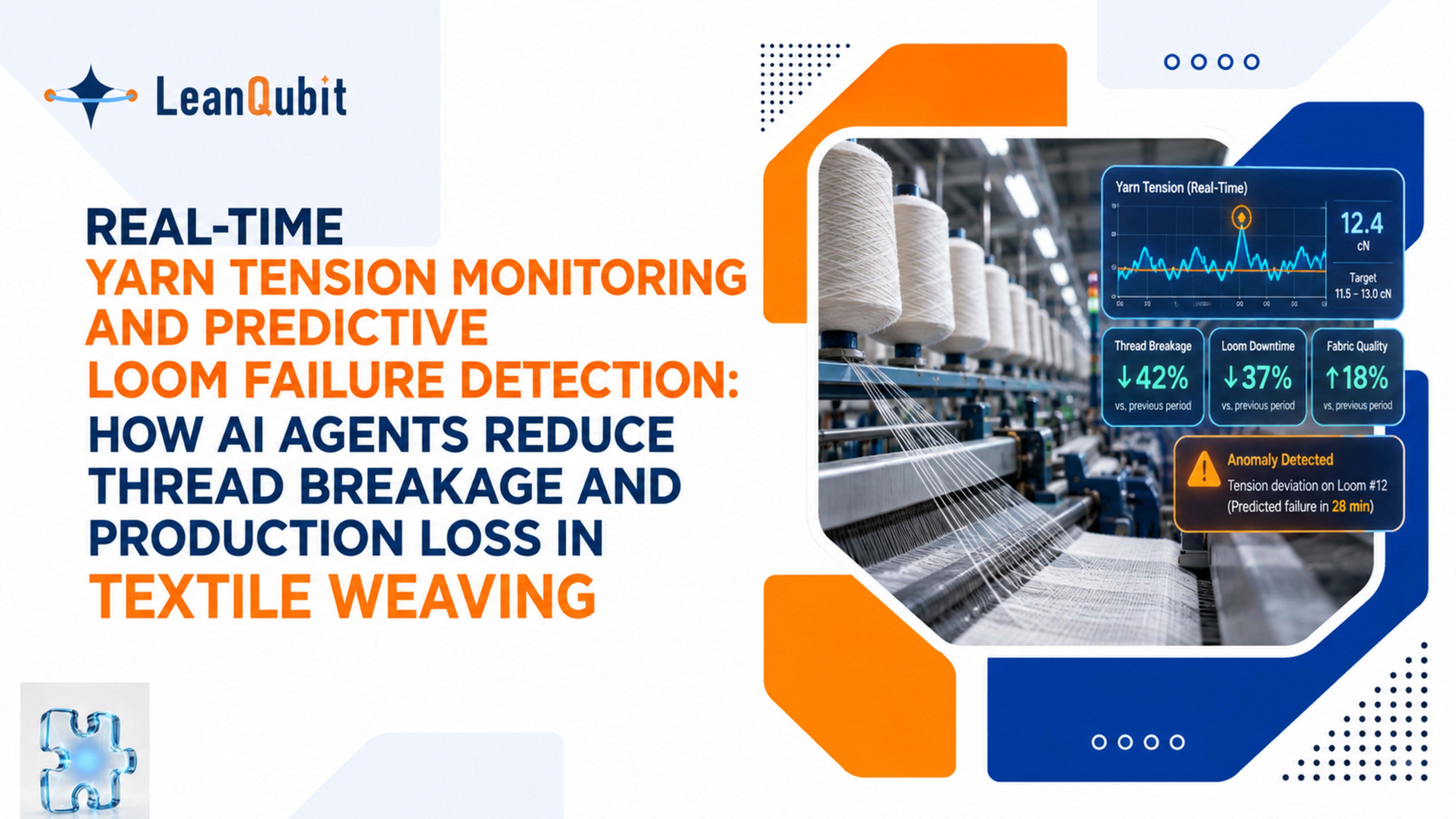 Real-Time Yarn Tension Monitoring and Predictive Loom Failure Detection: How AI Agents Reduce Thread Breakage and Production Loss in Textile Weaving