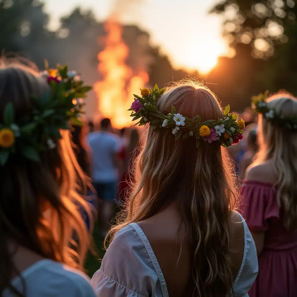 Jāņu svinības Latvijā karstajā vasarā