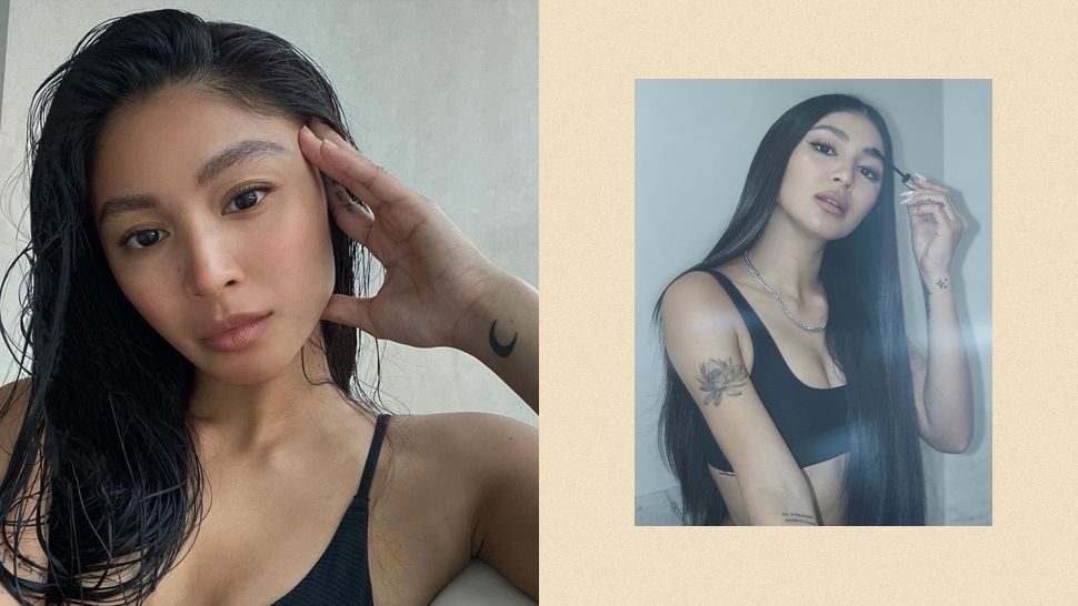 Nadine Lustre showing her various tattoos and their meanings
