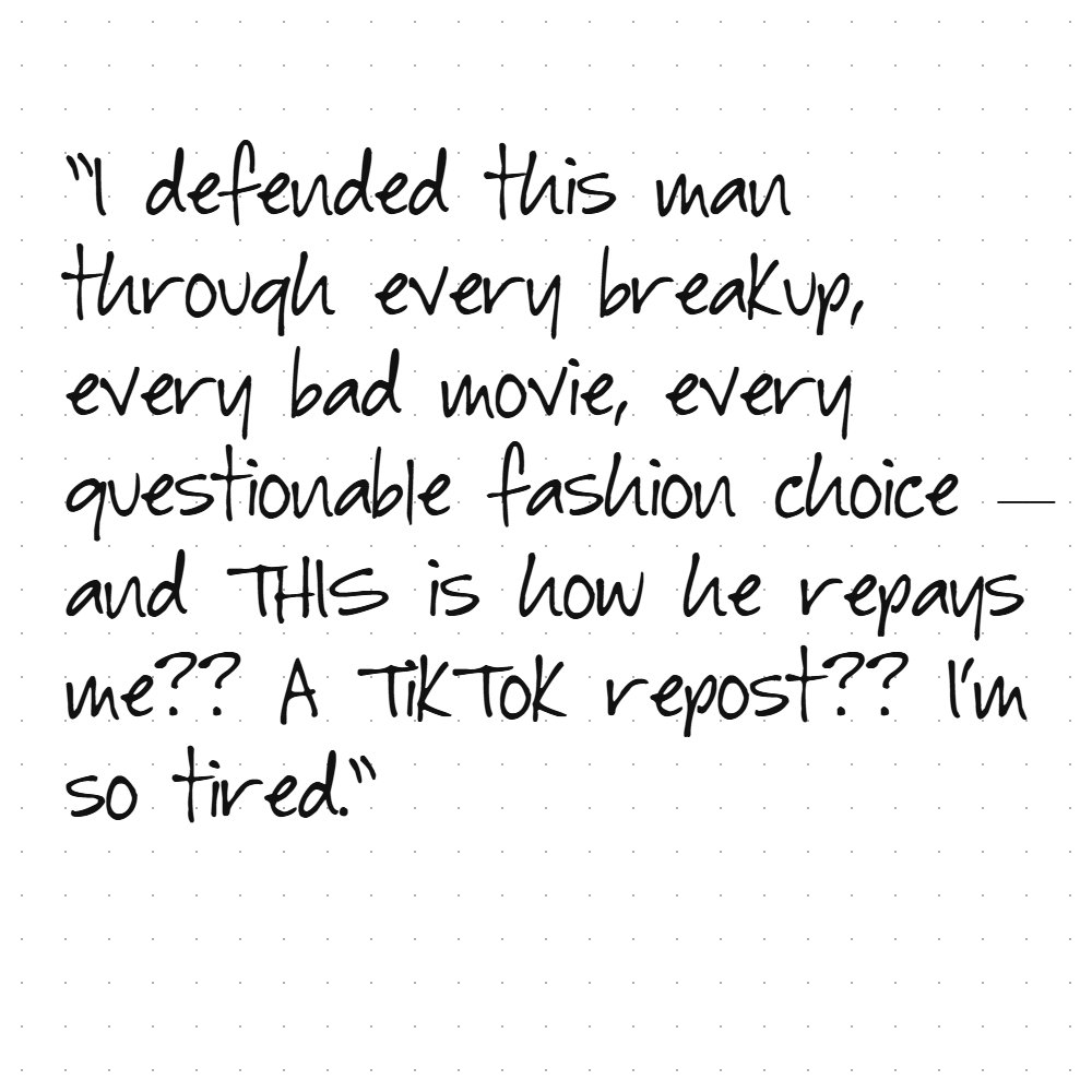 Joshua Garcia TikTok repost screenshot