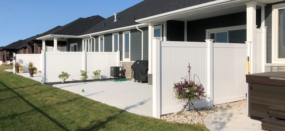 Vinyl fence