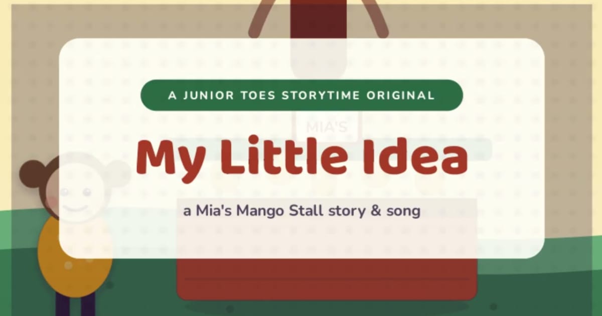 My Little Idea: A Custom Song, Story & Flipbook for Junior Toes