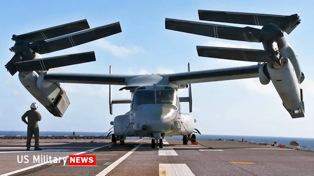 The MV-22 Osprey Revolutionizing Air Transport