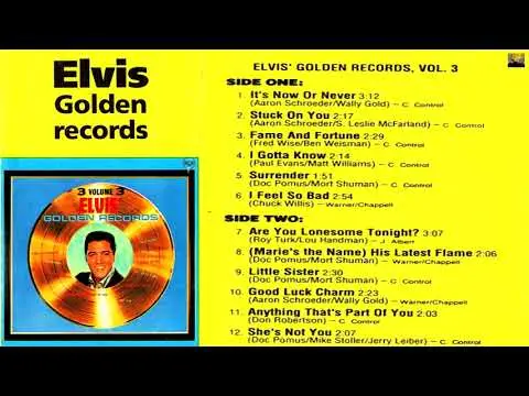 Elvis Presley's 'Golden Records Volume 3' A Timeless Journey Through Musical Excellence