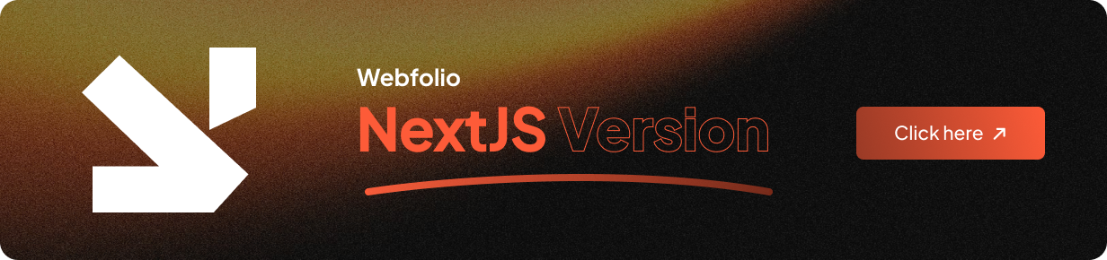Webfolio - Creative Portfolio & Digital Agency React-js Template