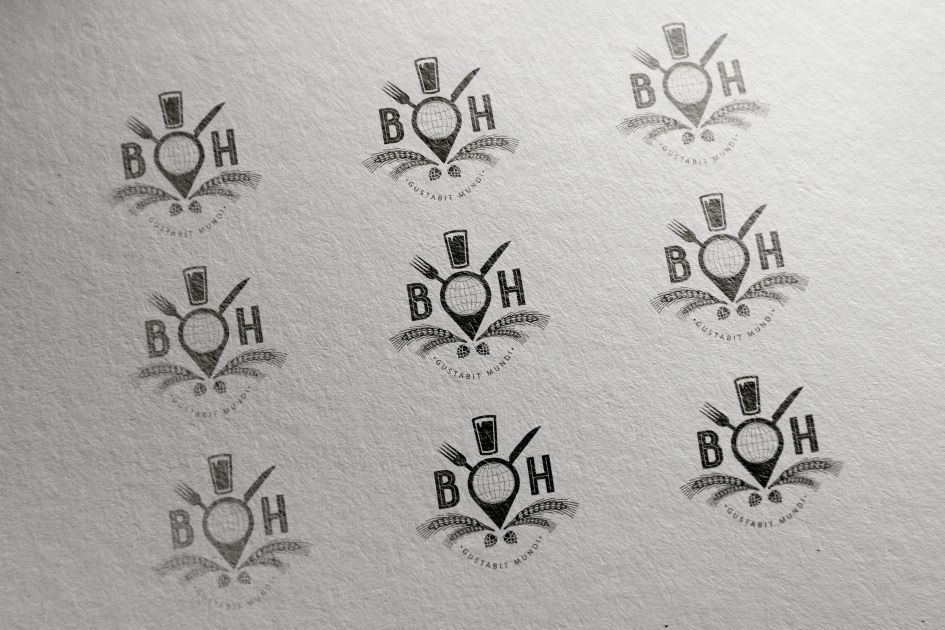 Burgerhaus logo stamp
