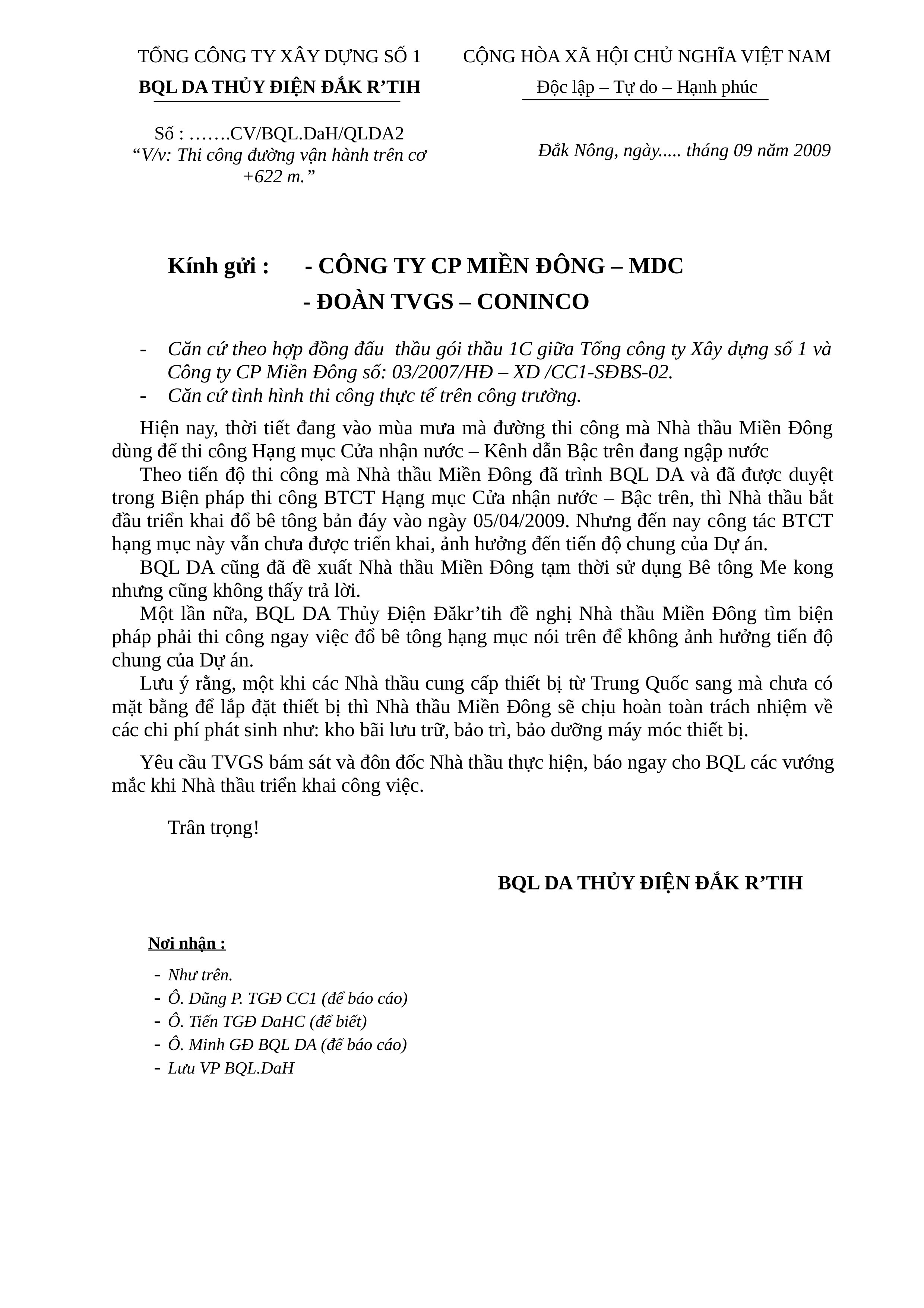 thi cong duong van hanh co 622